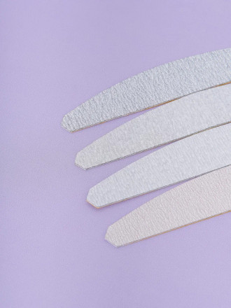 ALGEBRA BEAUTY   HARD GRAY   Мягкие   XL   #240   (50шт)   Сменные  файлы для пилки на вспененной подложке