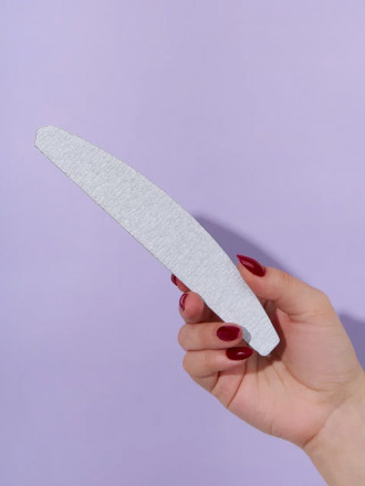 ALGEBRA BEAUTY   HARD GRAY   Мягкие   XL   #240   (50шт)   Сменные  файлы для пилки на вспененной подложке