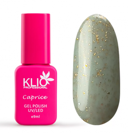 KLIO  Гель-лак с поталью  CAPRICE  9мл  №05   (СНЯТО)