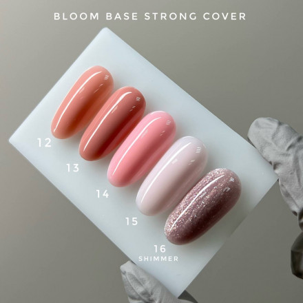 BLOOM   Base Strong COVER   #16   30мл (бутылка)   База камуфлирующая жесткая