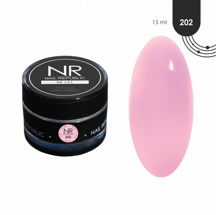 NAIL REPUBLIC   Гель  для моделирования самовыравнивающийся полупрозрачный   BB-GEL Classic   #202   15г