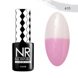 NAIL REPUBLIC   #610 Thermo Color Nude   10мл   Гель-лак термо
