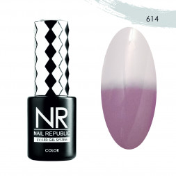 NAIL REPUBLIC   #614 Thermo Color Nude   10мл   Гель-лак термо