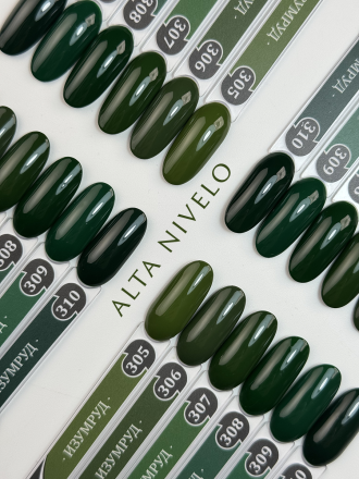 ALTA NIVELO   #306 ИЗУМРУД   10мл   Гель-лак