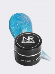 NAIL REPUBLIC   Гель  для моделирования самовыравнивающийся с хлопьями Юки   Gel   GLAM   #234   15г