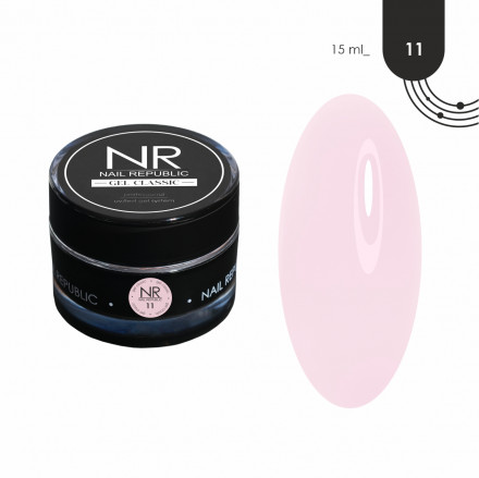 NAIL REPUBLIC   Гель  для моделирования самовыравнивающийся   Gel   CLASSIC   #11   15г