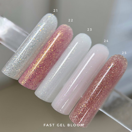 BLOOM   Gel FAST   #21   50мл   Гель для моделирования с шиммером молочный