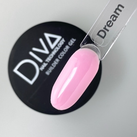 DIVA   Гель для моделирования  30мл  Builder gel   DREAM   (СНЯТО)
