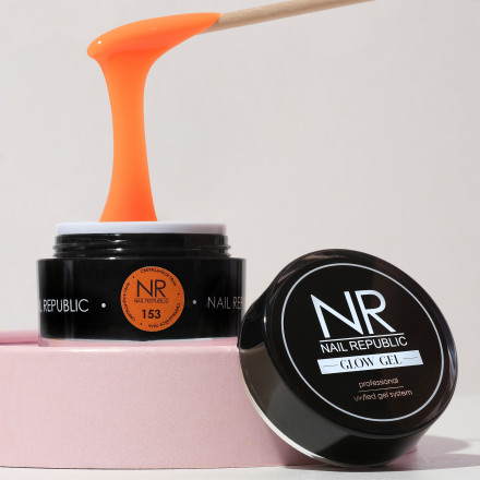 NAIL REPUBLIC   Gel GLOW   #153   15г   Гель для моделирования цветной