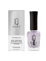 IQ BEAUTY   База для лака для выравнивания и питания с кератином   12,5мл   Base RICH RIDGE FILLER