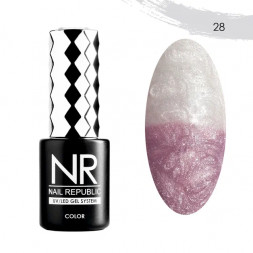 NAIL REPUBLIC   #028 Thermo Color Pearl   10мл   Гель-лак термо