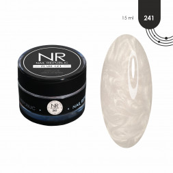 NAIL REPUBLIC   Гель  для моделирования самовыравнивающийся перламутровый   Gel PEARL   #241   15г