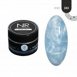 NAIL REPUBLIC   Гель  для моделирования самовыравнивающийся перламутровый   Gel PEARL   #243   15г