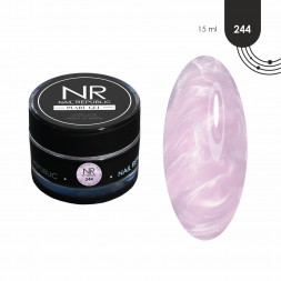 NAIL REPUBLIC   Гель  для моделирования самовыравнивающийся перламутровый   Gel PEARL   #244   15г