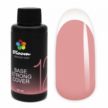 BLOOM   Base Strong COVER   #12   50мл (бутылка)   База камуфлирующая жесткая