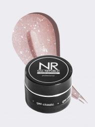 NAIL REPUBLIC   Гель  для моделирования самовыравнивающийся светоотражающий   Gel   NUDE FLASH   #251   15г