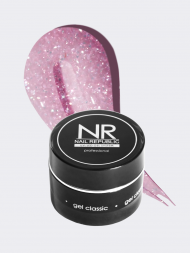 NAIL REPUBLIC   Гель  для моделирования самовыравнивающийся светоотражающий   Gel   NUDE FLASH   #253   15г